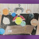 praca konkursowa wykonana przez ucznia mikołaj kopernik w pokoju z planetami