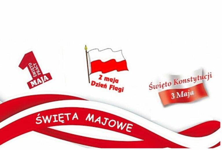 Grafika przedstawiająca Święta Majowe