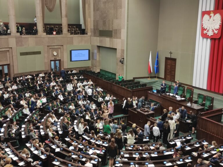 Posiedzenie Sejmu dzieci i Młodzieży.