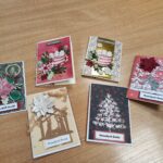 Przykładowe kartki wykonane przez uczniów na wymianę pocztówkową