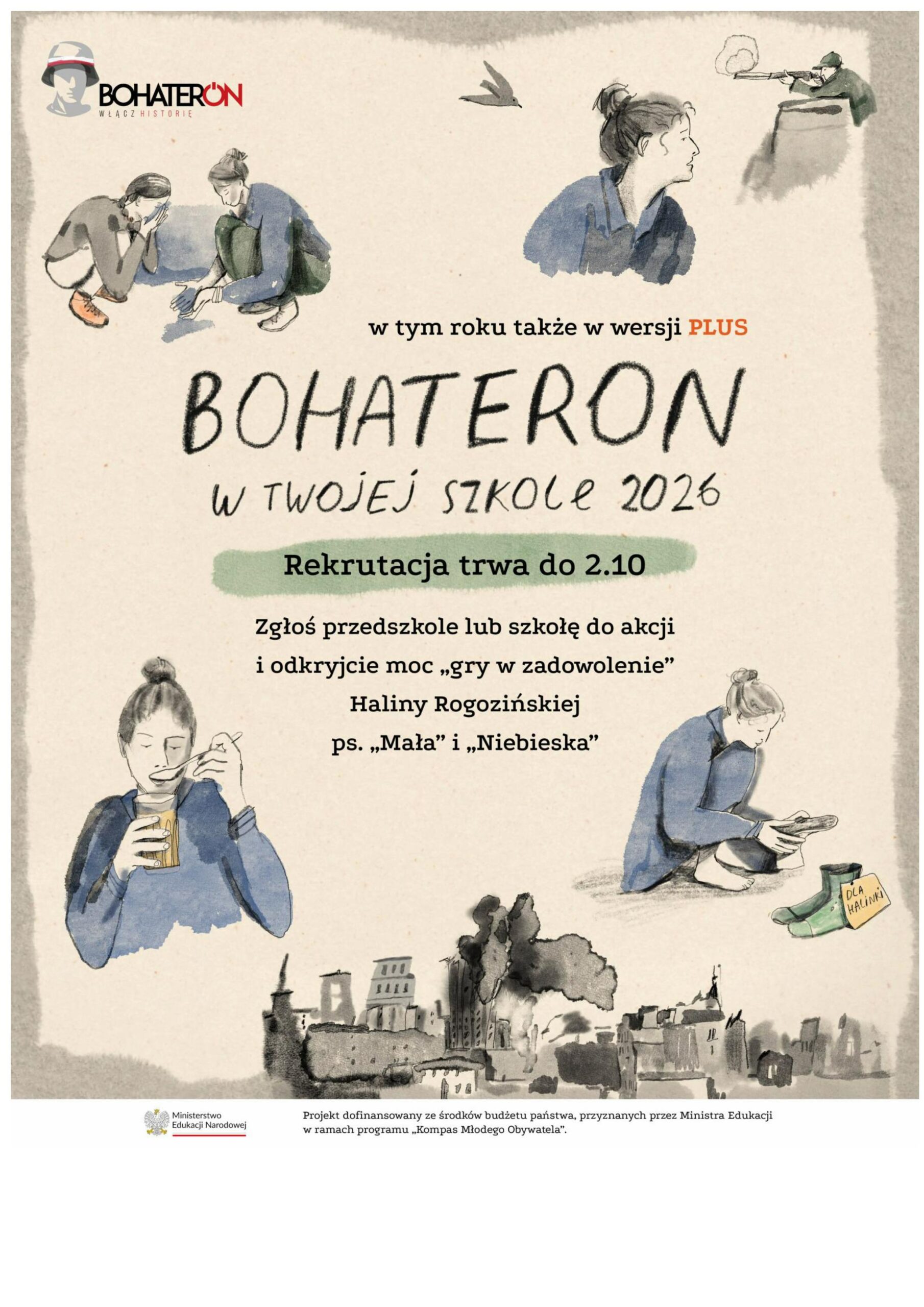 plakat bohateron w twojej szkole 2026/2027